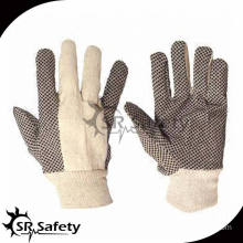 SRSAFETY white high quality garden gloves with dots on palm